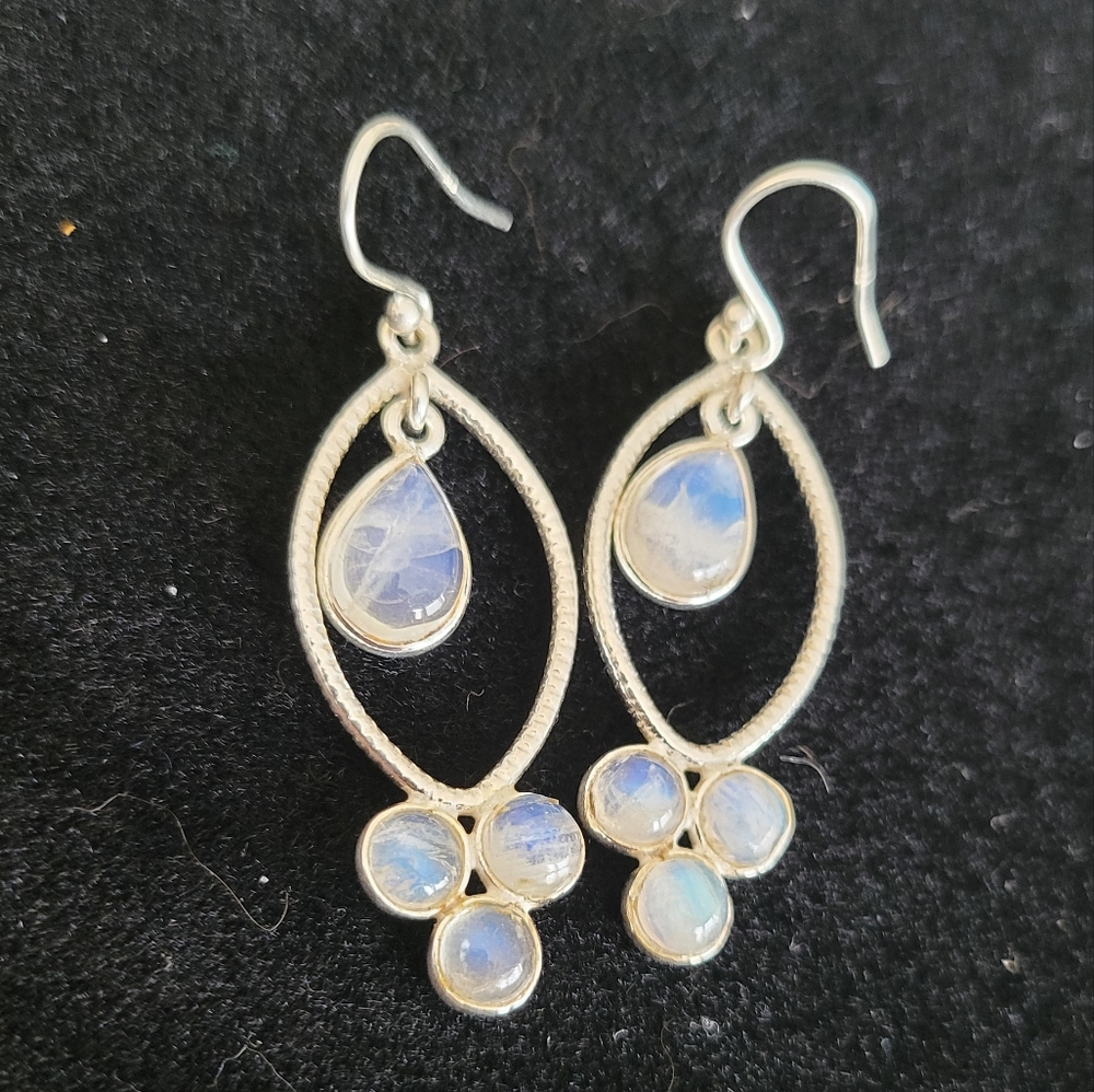 Moonstone Sterling Silver Earrings